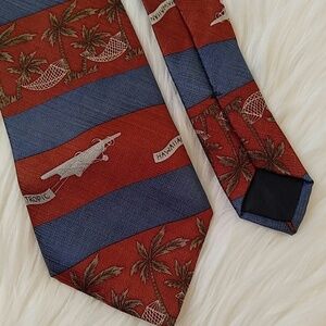 Vintage 49" Hawaiian Tropic Airplane Tie